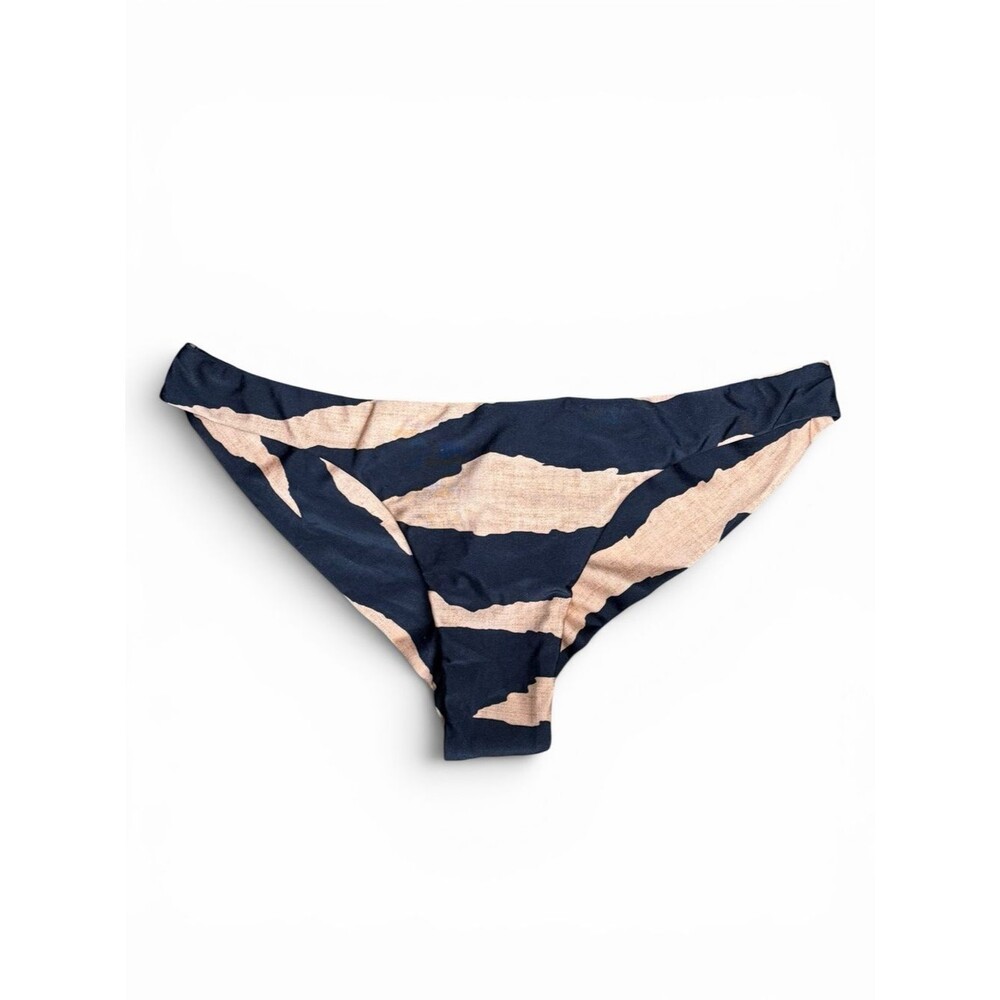 Vix Paula Hermanny Lanai B Basic Cheeky Bikini Bottom NWT Black Abstract Print - Picture 2 of 3